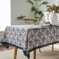 thumbnail image 2 of Nappe Réutilisable Design Doux en Dentelle Motif Fleur de Prunier Couverture de Table Usage Domestique, 2 of 8