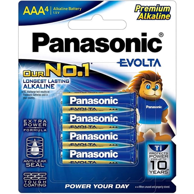 Pila Panasonic Evolta Alcalina Aaa Con 2 Lr03 azul 1