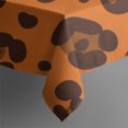 thumbnail image 4 of Orange and Brown Of Leopard Print Rectangle Tablecloth 60"x120",Waterproof Polyester Rectangle Table Cloth, Wipeable Spillproof Polyester Tablecloth for Dining, Camping, Indoor and Outdoor, 4 of 6
