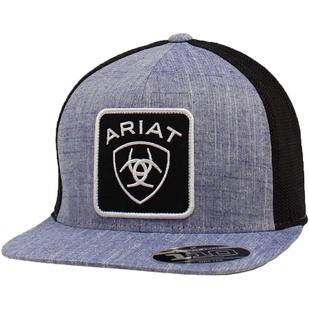 Berretto ARIAT Flex Fit 110 Uomo - Logo Ricamato, Retro In Rete, Chiusura Snapback, Marrone - 2