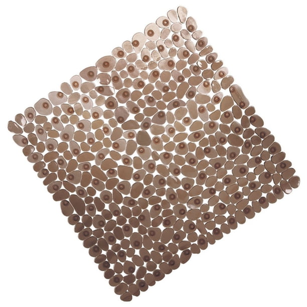 Injueey Alfombrilla para suelo de baño, diseño de guijarros, alfombra cuadrada antideslizante, ducha de baño, bañera, almohadilla de PVC, Type5 NO5 Injueey HA000443-03B