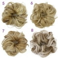 thumbnail image 4 of 1Pcs Golden Curly Hair Extensions Bun for Girls Gathering and Ball, 4 of 4