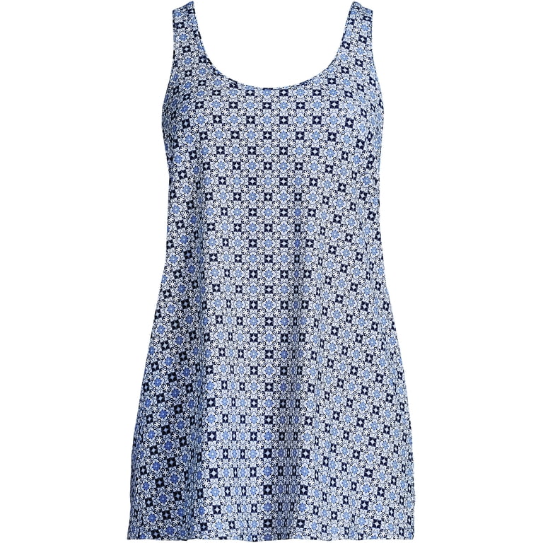 lands end scoop neck mini swim dress Lands' End Women's Petite Scoop Neck Mini Swim Dress Swimsuit