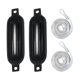 thumbnail image 1 of 2 uds guardabarros para barcos parachoques para barcos cuerdas de 9,5mm x 2M PVC fácil de instalar guardabarros inflables G1 para lanchas rápidas Cuerda Negra G1 Blanca, 1 of 9