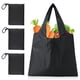 thumbnail image 5 of Matsuzay Bolsas de compras amigables con el medio ambiente, plegables, prácticas y reutilizables, de gran capacidad, 3 pack/lote Almacenamiento y organización del hogar, 5 of 6