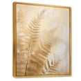 thumbnail image 2 of Designart "Symphony Of Golden Fronds I" Ferns Floater Framed Wall Art Prints, 2 of 5