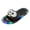 Black, variant on Mens Womens Slippers Cartoon Big Eye Penguin Light up LED Non Slip Summer Indoor Outdoor Shower Beach Shoes