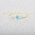 thumbnail image 1 of Nvzi Pulsera de flores hecha a mano - Pulsera de resina, pulsera ajustable, pulsera de flores - 2 piezas, azul narciso, 1 of 3
