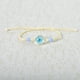 thumbnail image 1 of Nvzi Pulsera de flores hecha a mano - Pulsera de resina, pulsera ajustable, pulsera de flores - 2 piezas, azul narciso, 1 of 3