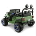 thumbnail image 5 of Trail Explorer 24V Kids Ride On Truck With Parental Control Remote, LED Foam Wheels, MP3 + Wireless Music Streaming, Vegan Leather Seats, 5 of 10