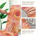 thumbnail image 5 of Yayeee 2 Pack Dining Chair Covers Stretch Parson Chairs Slipcovers Seat Protector, Pink Flowers, 5 of 6