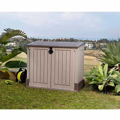 All-Weather Plastic Outdoor Keter Store-It-Out Midi 30-Cu Ft Resin Storage Shed