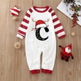 thumbnail image 2 of Gvdentm Pattern A-Z Christmas Matching Pajamas for Family Sets Xmas Elk PJS Set Soft Long Sleeve Holiday Sleepwear Outfits Family Matching Pajamas Sets for Baby Adults Kids, 2 of 4
