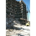 thumbnail image 2 of Construction Workers Erect An External Elevator On The Ruins After The Bombing Alfred P. Murrah Federal Building, 2 of 2