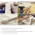 thumbnail image 4 of Juego de herramientas para tallar madera+guantes resistentes a cortes, cuchillo con gancho para tallar cuchara, cuchillo para tallar madera, estropajo de cuero y compuesto para pulir (2 unid, 4 of 5