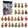 thumbnail image 1 of Calendario Adviento Pollo Navideño Con Adorno Acrílico 2D (G), 1 of 9