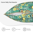 thumbnail image 5 of KLL Animals with Leaf Decorative Throw Pillow Covers Velvet Soft for Couch Sofa Bedroom Living Room Outdoor - 18"x18", 5 of 8