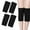 Black, variant on Stcellnmex Elastic Sponge Knee Pads Anti Slip Protector for Skating Dance Volleyball Cycling 2 Pack
