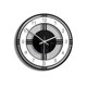 thumbnail image 1 of Reloj de pared silencioso, reloj de pared redondo irregular de acrílico que no hace tictac de 11 pulgadas, funciona con pilas y sin cubierta de vidrio para decoración, 1 of 4