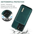thumbnail image 2 of Detachable Wallet Case for iPhone 13 Pro Max 6.7" 2021, Allytech PU Leather Anti-Scratch Shockproof 2 in 1 Stand Magnetic Snap Business Style Purse Case with 7 Card Slots for iPhone 13 Pro Max, Green, 2 of 6