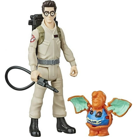 Ghostbusters Hasbro Fright Features Egon Spengler Figure with Interactive Ghost Figure and Accessory, Toys for Kids Ages 4 and Up