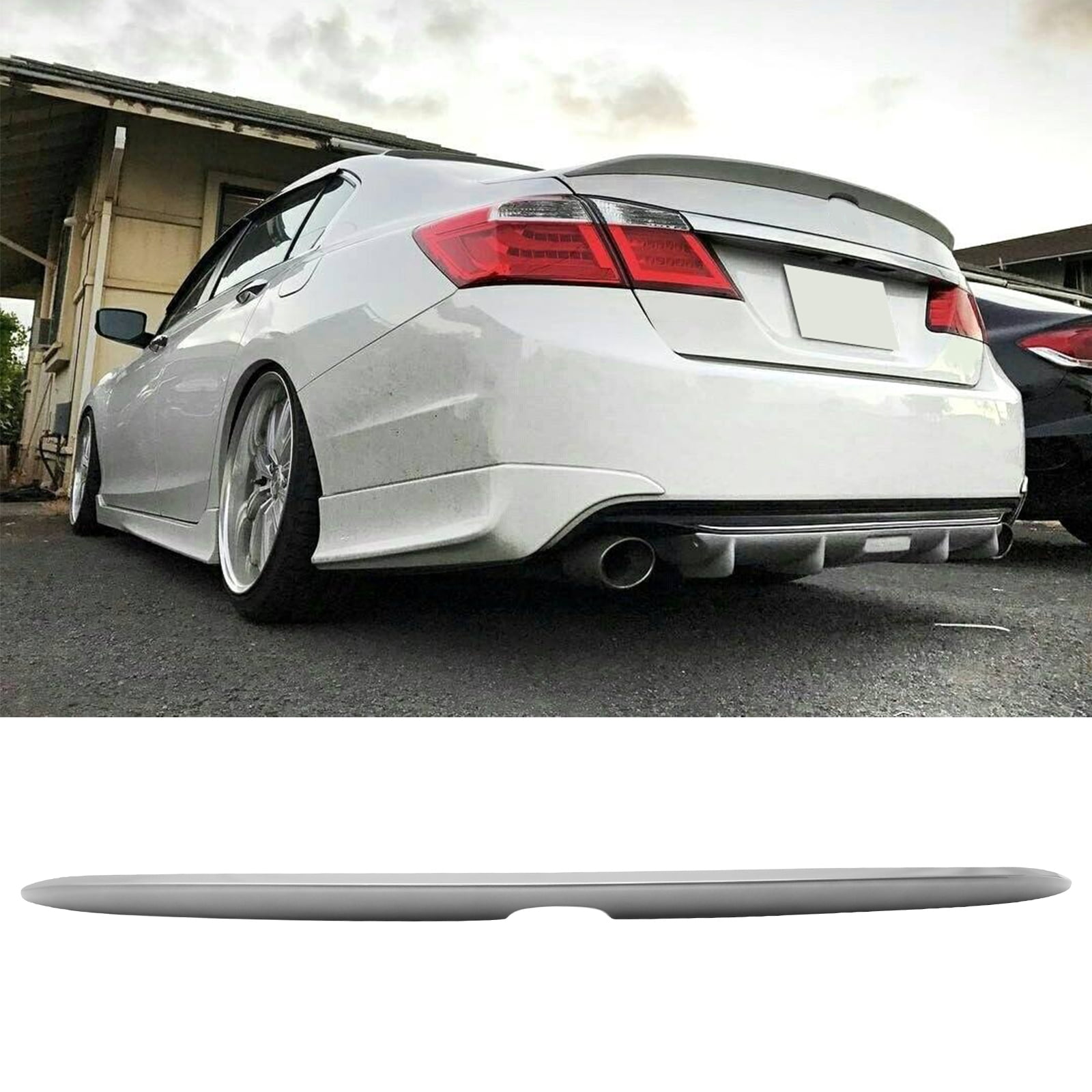 Rear Spoiler 2013-2017 Honda Accord 9th Gen Rear OE Style Trunk Lid Spoiler Lip Spoiler
