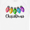 thumbnail image 4 of Inktastic Merry Christmas Rainbow Holiday Lights Boys or Girls Baby Bodysuit, 4 of 5