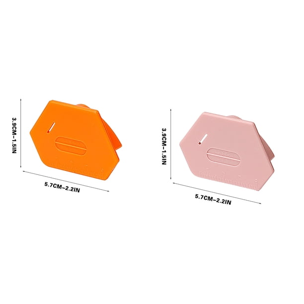 Calibre de Máquina de Coser Magnética de Polígono, Herramienta de Coser de Posicionamiento Multipropósito para Costura Recta Y Curva, Ayuda Regular de Plástico de 6.7x4cm