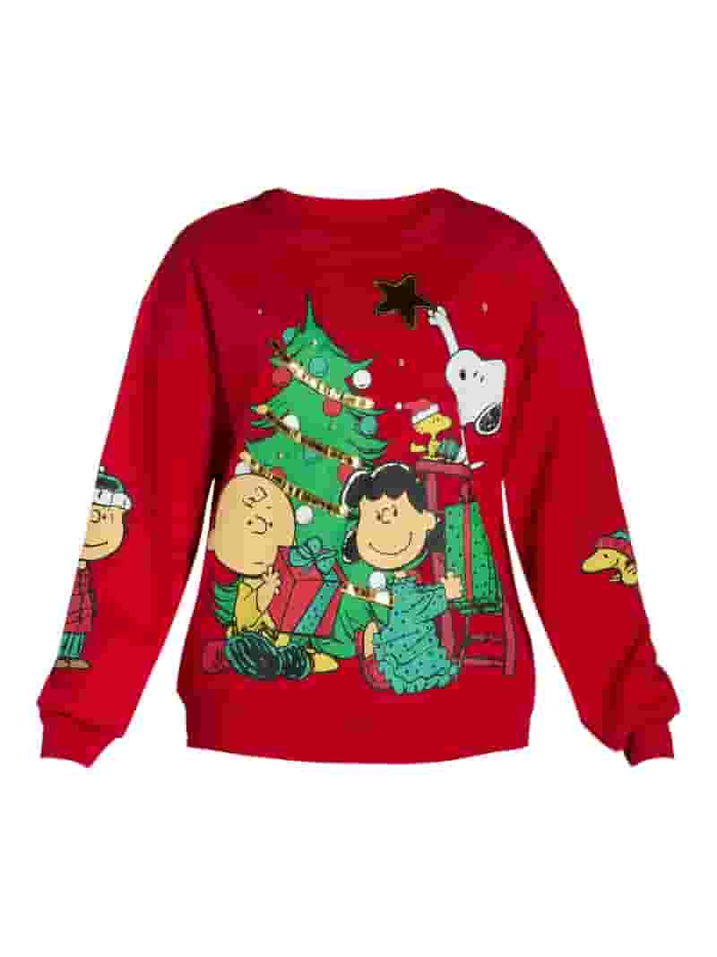 Peanuts Snoopy Women's Holiday Light Up Sweatshirt - Walmart.com Peanuts Snoopy Women's Holiday Light Up Sweatshirt - Walmart.com