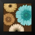 thumbnail image 2 of Blake, Lindsay 20x20 Black Modern Framed Museum Art Print Titled - Daisy Quartet II, 2 of 5