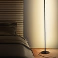 thumbnail image 2 of Lámpara de piezaza Moderna Nórdica Lámparas de piezaza de Noche Minimalistas Negro Zulema Lámpara de pie junto a la cama, 2 of 8