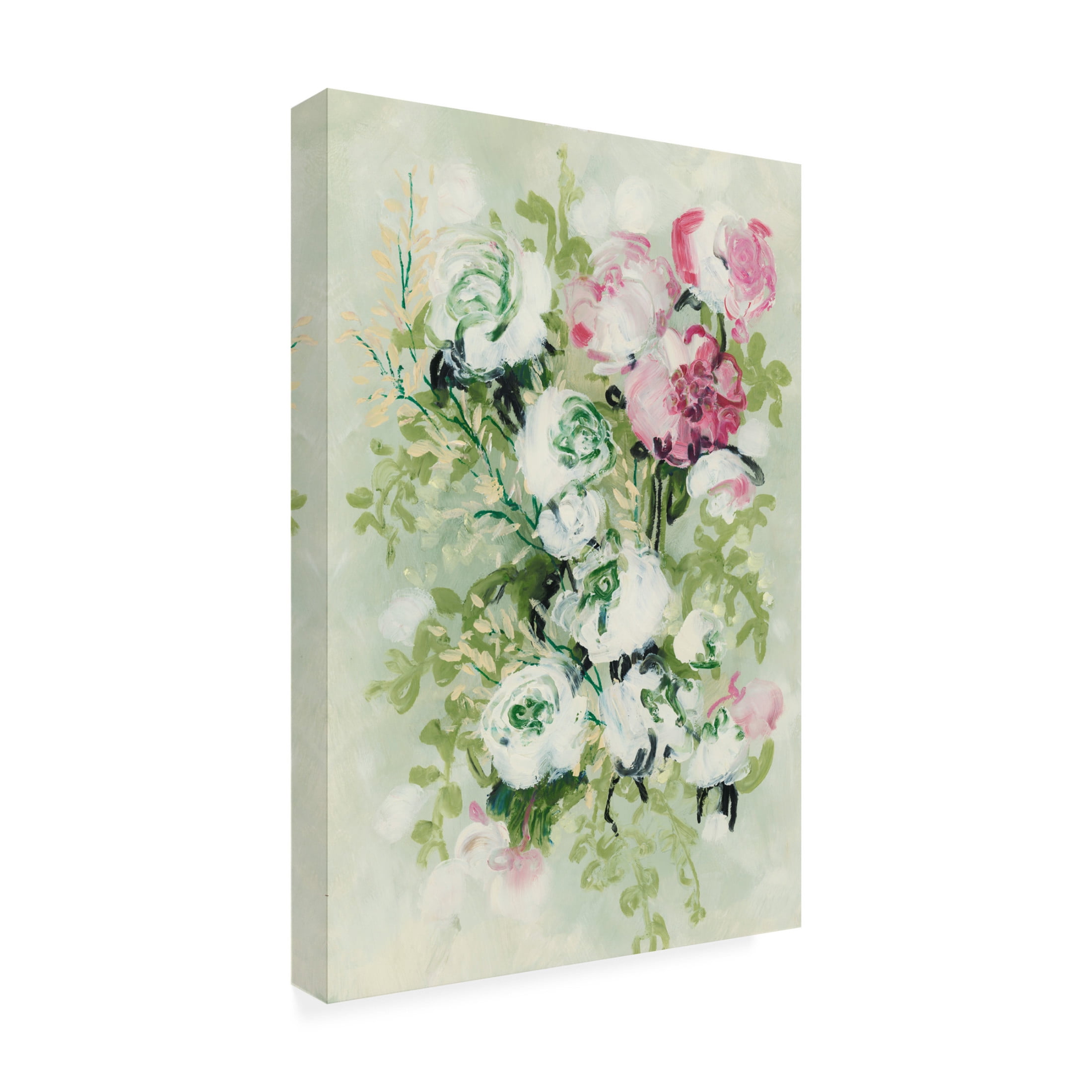 Trademark Fine Art Rosana Laiz Blursbyai Haneul painterly bouquet Canvas Wall Art