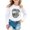 White, variant on Girls Shirts Long Sleeve Casual Print T Shirt Soft Round Neck Tee for Toddler Kids Top Children White 3 Years-4 Years