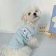 thumbnail image 5 of Camisa de algodón para perros, camisetas ligeras de verano para mascotas, suave, transpirable, elástica, camiseta para perros y gatos, chaleco sin mangas, ropa para perros medianos y pequeños, 5 of 6