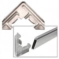 thumbnail image 3 of CRL WSC108-XCP100 CRL 7/16" Aluminum Corner for WSF17 Series Screen Frames - pack of 100, 3 of 3