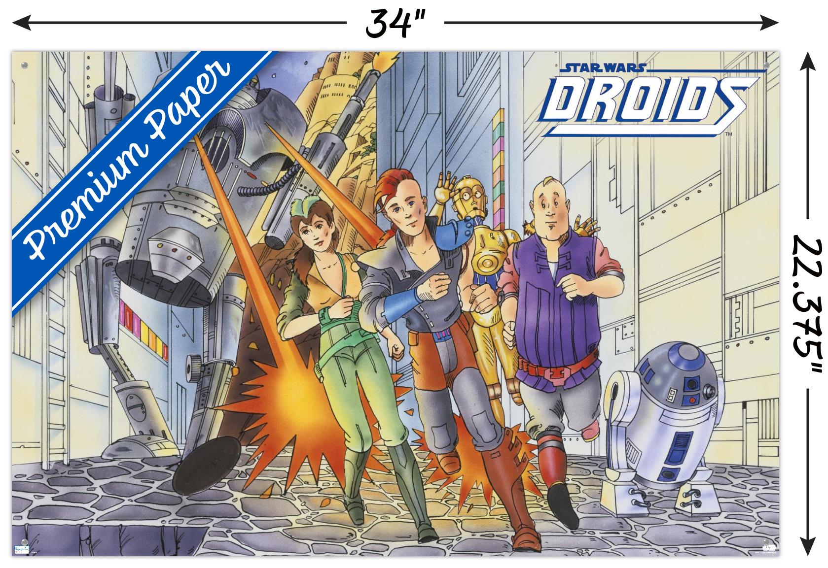 Star Wars: Droids - Action Wall Poster with Pushpins, 22.375" x 34"