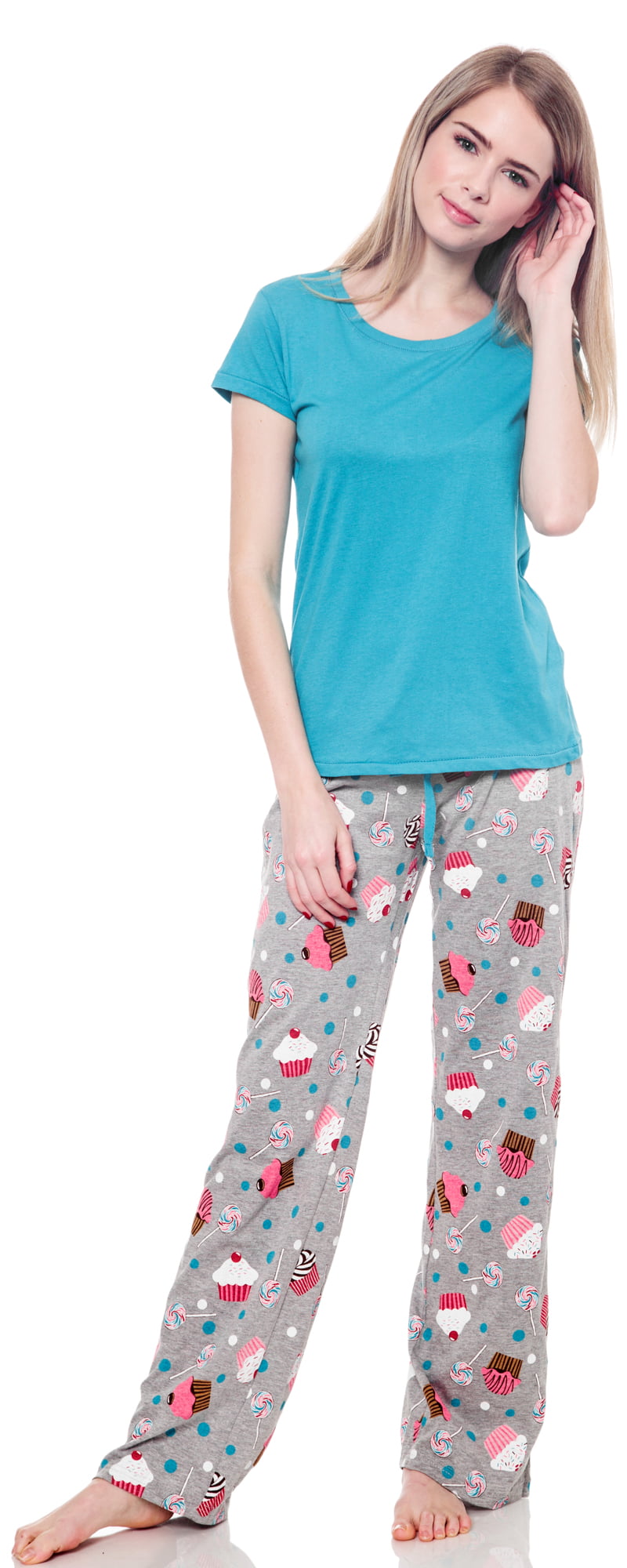 New Women/'s Pajamas Joe Boxer 2 Piece Sets Plush Set  Check Drop Box You Chose