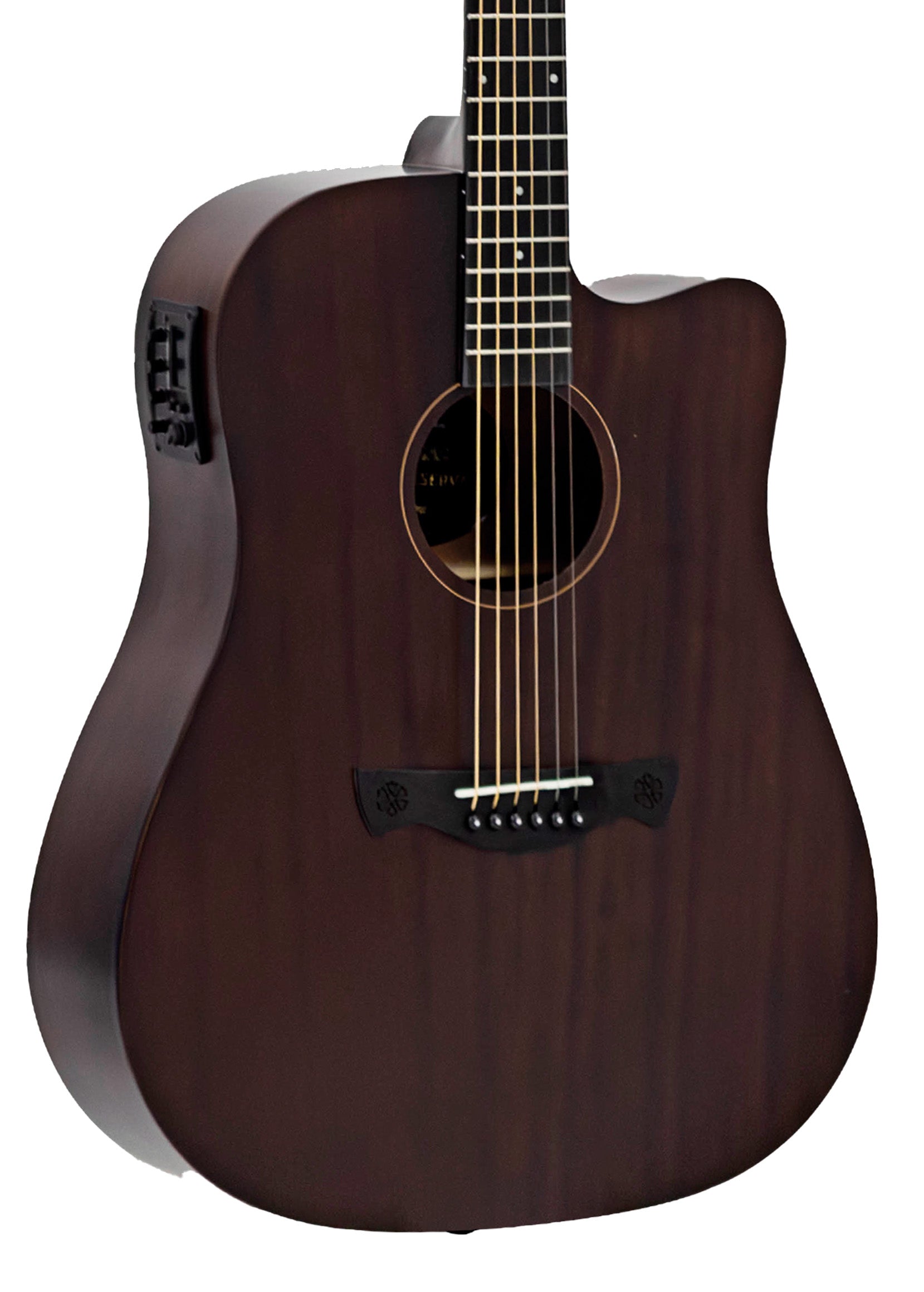 Tagima KANSAS GRAN RESERVA EQ DKMOP Dreadnought Cutaway Acoustic-Electric – Sapele, Piezo Pickup, Satin Finish