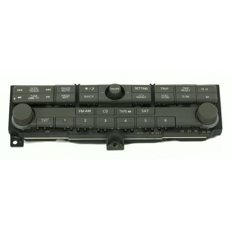 2006 Nissan Maxima Radio Front Dash Control Panel Part Number 28395 ZK00B OEM - (Best Gas For Nissan Maxima)