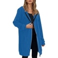 thumbnail image 4 of XUANTAOO Women Zip Up Hoodie Layering Jacket with Pockets Long Sleeve Tops Loose Spring Wear Womens Sweatshirts, 4 of 7