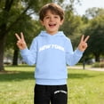 thumbnail image 5 of MAIHAN Sweatsuits for Girls Boys' Active Tracksuit Set 2 Piece Athletic Letter Printed Hoodie Sweatshirt and Jogger Sweatpants Outfits(Light Blue,3-4 Years), 5 of 7