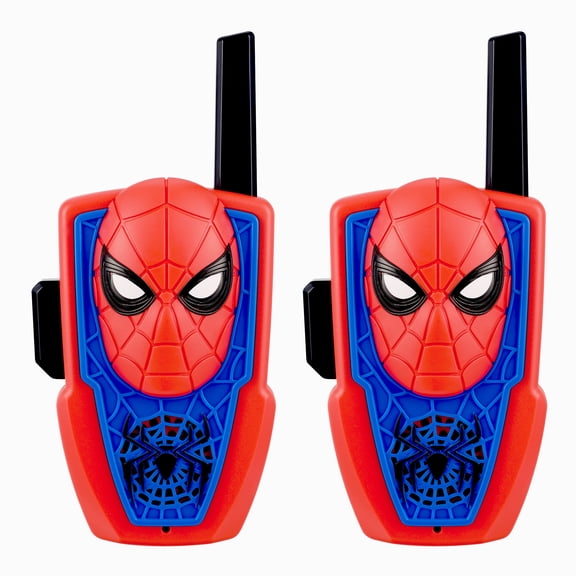 Marvel Spiderman Extended Range Walkie Talkies - Toy Phones, Action Figures, Children Ages 3