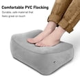 thumbnail image 4 of Almohada para pies suave para prevenir la hinchazón almohada portátil para reposapiernas de avión flocado de PVC inflado rápido para niños para el hogar ANGGREK Otros, 4 of 8