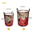 thumbnail image 5 of Hazbin Hotel Large Laundry Hamper Collapsible Laundry Basket With Handles, Tall Storage Basket For Blanket, Toys, Dirty Clothes In Living Room, Bedroom, Bathroom, Nursery, 5 of 7