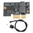 thumbnail image 2 of M.2 Adapter Card, M.2 To PCIE X1 Adapter Card Mini High Speed Data Transmission With Adapter Cable For Desktop, 2 of 8