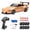 Orange, variant on QYROS RC Drift Car, 1:24 Scale Remote Control Vehicle With LED Lights, 2.4GHz 20KM/H 4WD High Speed RC Cars, Drifting Tires&Two Batteries, Racing Sports Toy Idea Gift