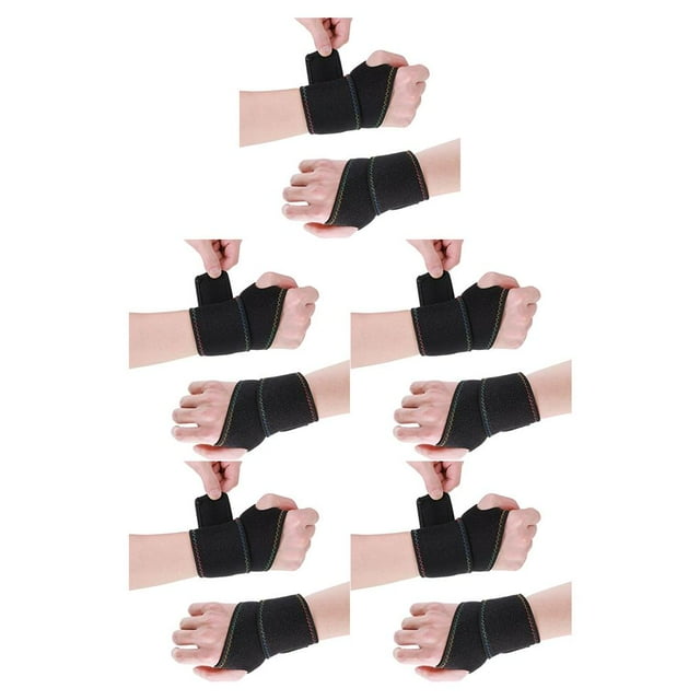 Eigraketly Muñequera de 2 piezas, equipo de protección, soporte, accesorios de gimnasio transpirables, equipo deportivo reutilizable, Type2