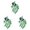 Green 3Packs, variant on Vintage Green Peacock Corsage Alloy Diamond Animal Pin Party Jewelry, 11.5x7.1 cm, Green 1Pack