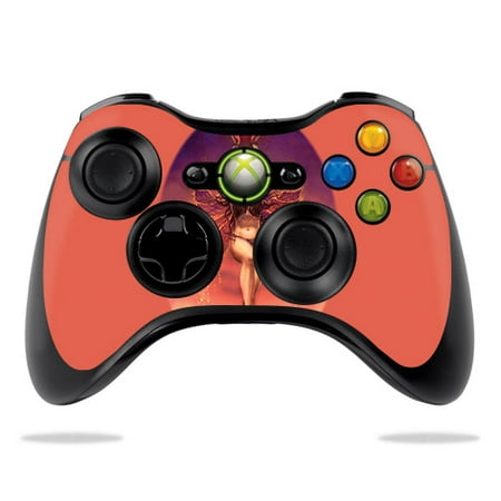 Magic Ski System - Skin For Microsoft Xbox 360 Controller - Fiery Magic | MightySkins Protective, Durable, and Unique Vinyl Decal wrap cover | Easy To Apply, Remove, and Change Styles