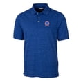 thumbnail image 2 of Men's Cutter & Buck Blue South Bend Cubs Big & Tall DryTec Advantage Tri-Blend Space Dye Polo, 2 of 3